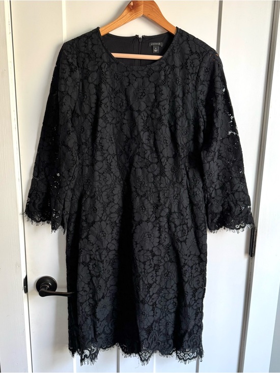 Ann Taylor Dresses & Skirts - Ann Taylor Black Lace Dress 10